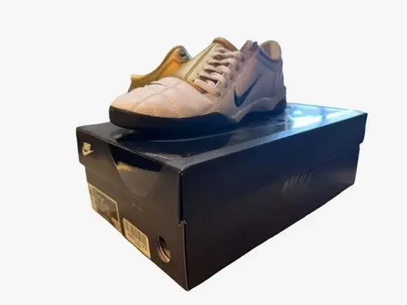 Nike Total 90 III SP White Metallic Gold HJ9351-101 Indoor Soccer Shoes - Picture 8 of 16